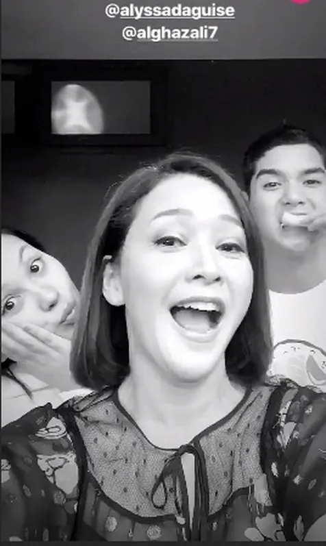 Maia Bersama Al dan Alyssa