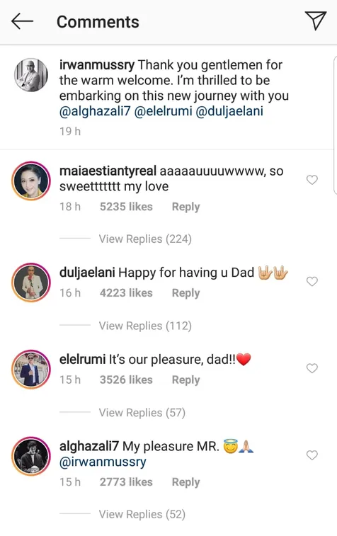 Al, El dan Dul Panggil Irwan Dengan Nama 'Dad'