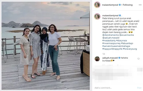 Aaliyah Massaid dan Marsha Aruan