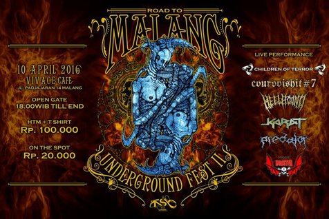 Siap-siap, Road To Malang Underground Fest #2 akan kembali digelar © Total Suffer Community