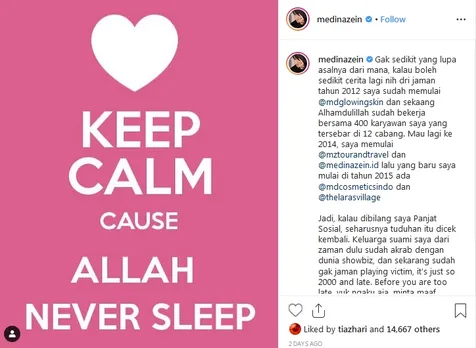 Sejarah Bisnis Medina Zein