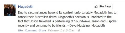 @Facebook/Megadeth