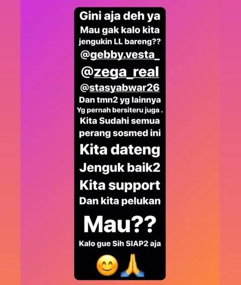 Jenguk dan Berdamai