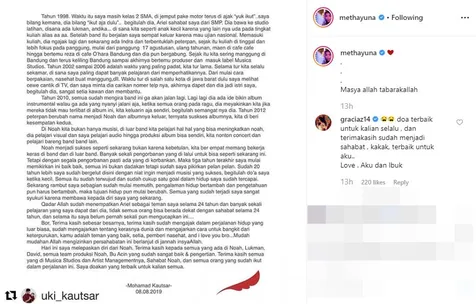 Gracia Indri Ikut Komentar