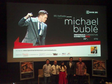 Suasana preskon Michael Buble Live In Jakarta 2015 @KapanLagi.com