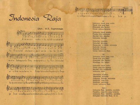 Naskah lagu Indonesia Raya