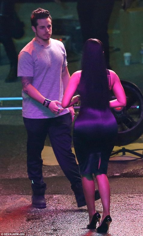 Casper Smart muncul sebagai koreografer dance Nicki Minaj ©dailymail.co.uk/Geva/AKM-GSI