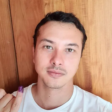 Selfie Langka Nicholas Saputra