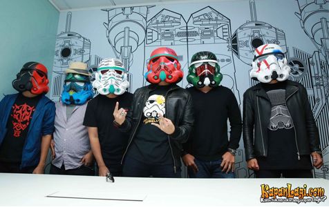 Nidji dipilih menjadi brand ambassador Star Wars © KapanLagi.com/Bayu Herdianto