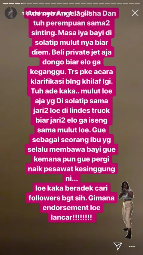 Komentar Nikita Mirzani