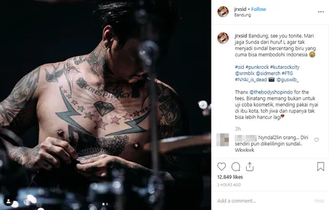 Usai 'NM', Jerinx Sebut 'Nyai'