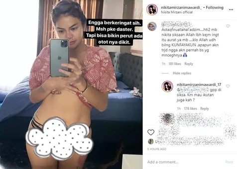 Jawaban Nikita Mirzani Soal Siksaan Tuhan