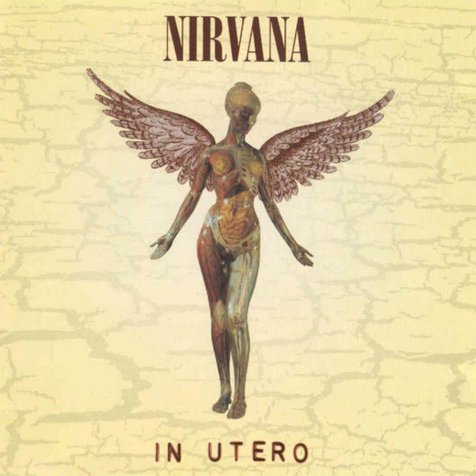 Cover Album IN UTERO Buatana Kurt Cobain