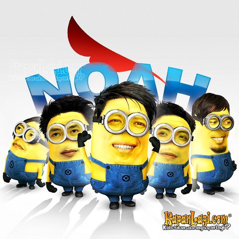 NOAH versi Minion @foto: KapanLagi.com®/Rifani