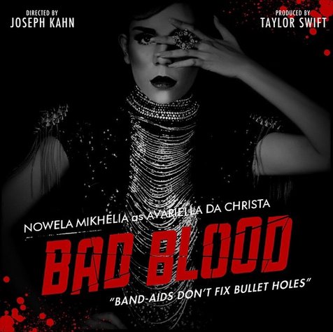 Nowela dalam poster Bad Blood @Instagram.com/mikhelia