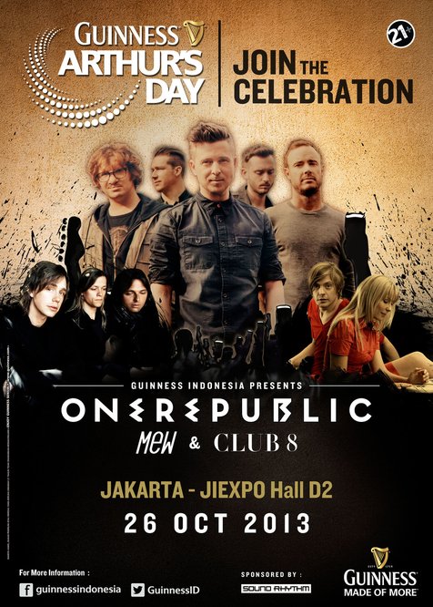 Poster Arthurs Day Jakarta. @Twitter/@GuinnessID