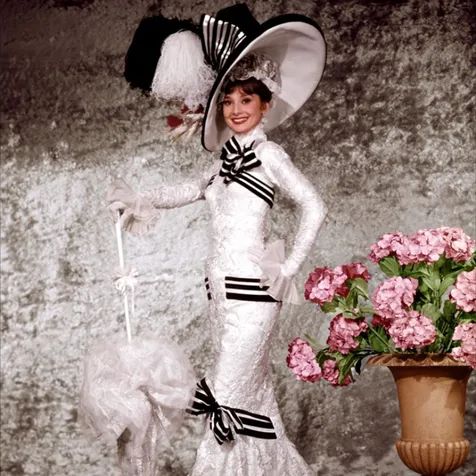 AUDREY HEPBURN ASCOT DRESS