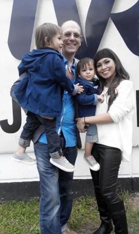 Steve bersama Ovy sang istri/Dok. Ovy