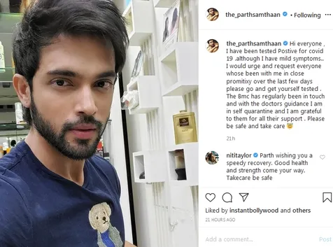 Parth Samthaan Bintang Serial 'Kasautii Zindagii' Positif Covid-19, Rekan dan Kru di Lokasi Syuting Langsung Karantina