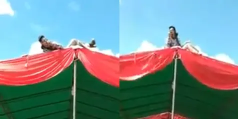 Tenda Pernah Roboh Tapi Lanjut Nyanyi