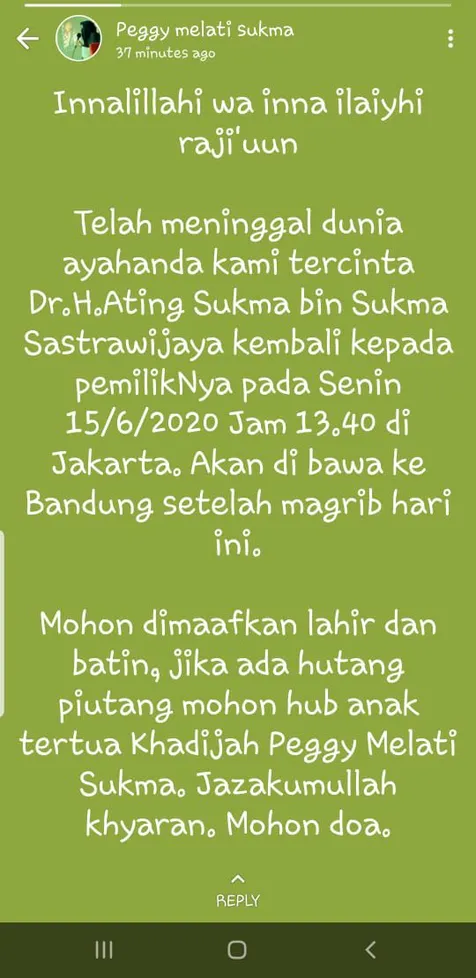 Minta Doa Untuk Sang Ayah