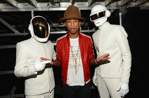 Pharrell Williams & Daft Punk. ©billboard