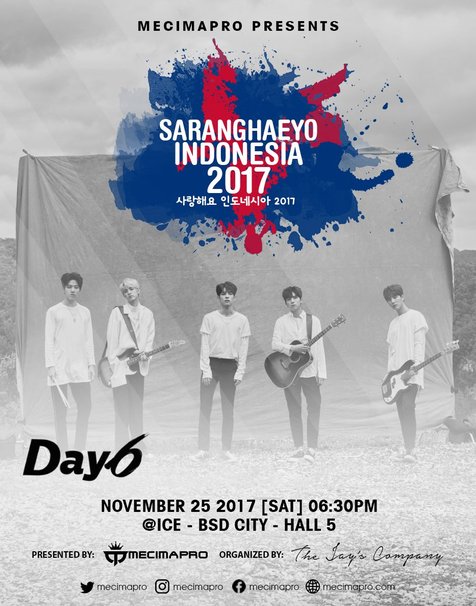 Day6 tampil di Indonesia kemarin malam © Istimewa