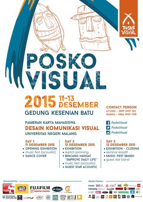 Waktunya kawula muda kritis dan cerdas seperti kamu hadir di Posko Visual! © Posko Visual 2015