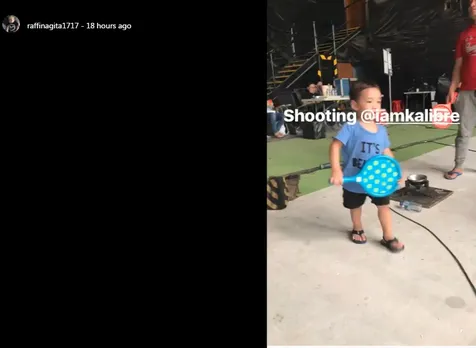 Raffi, Gigi dan Rafathar syuting iklan Šinstagram/raffinagita1717