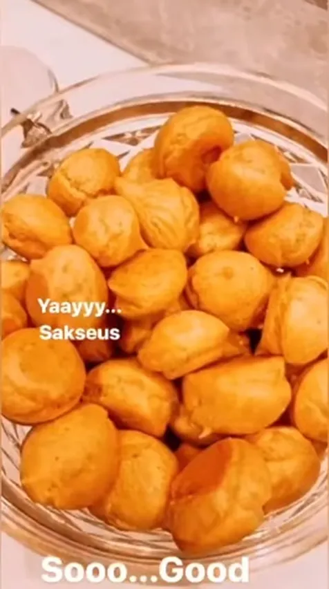 Hasil Kue Sus