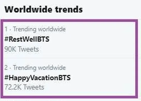 Tagar dari ARMY