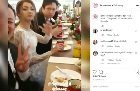 Ucapan Selamat Pernikahan Rina Nose