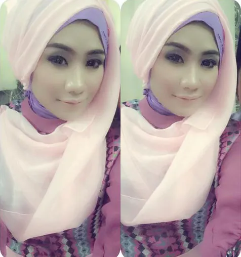 Risma sudah mulai berhijab / © Twitter