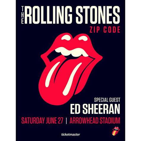 Ed Sheeran bakal buka konser The Rolling Stones @instagram.com/teddysphotos