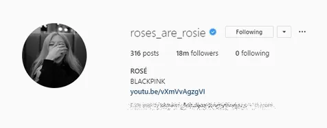 Instagram Rose BLACKPINK