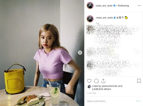 Postingan Rose BLACKPINK