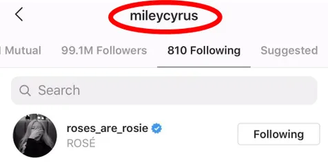 Miley Cyrus Follow Rose BLACKPINK