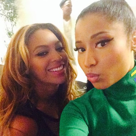 Beyonce gandeng Nicki Minaj di konsernya. @instagram