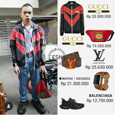 Harga Outfit Puluhan Juta Rupiah