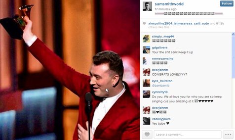 © Sam Smith Official Instagram