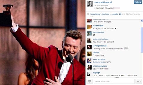 © Sam Smith Official Instagram