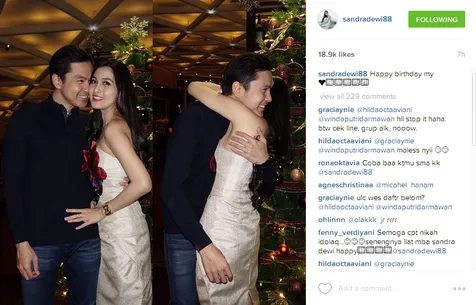 Sandra Dewi dan HM, cocok? © Instagram/sandradewi88