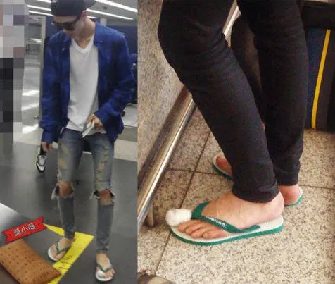 Sehun EXO Bikin Sandal Jepit Go Internasional