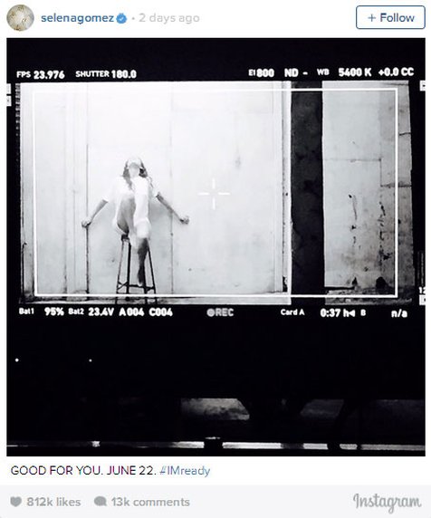 Selena Gomez 'Good For You' @foto: Instagram/selenagomez