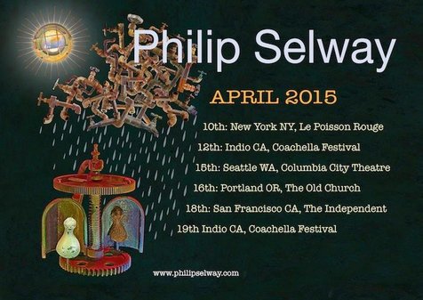 Philip Selway on tour © Philip Selway Official Facebook