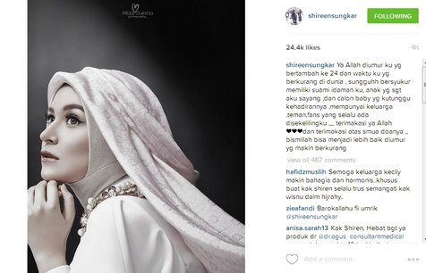 Hamil Di Ulang Tahun Ke 24 Shireen Sungkar Panjatkan Doa Manis Kapanlagi 