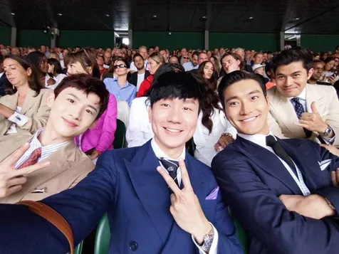 Siwon dan Henry Golding