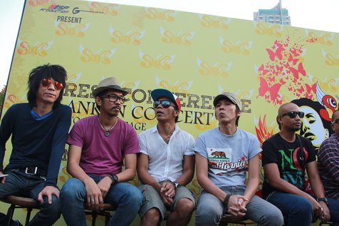 Slank berikan sajian terbaik di konser spesialnya ©KapanLagi.com/Agus Apriyanto