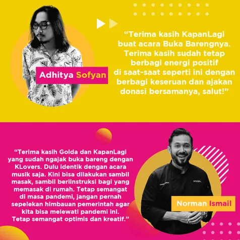 Pesan Penyemangat dari Chef Norman