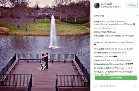 Soumya Seth bakal nikah Januari tahun depan? Šinstagram/somyaseth